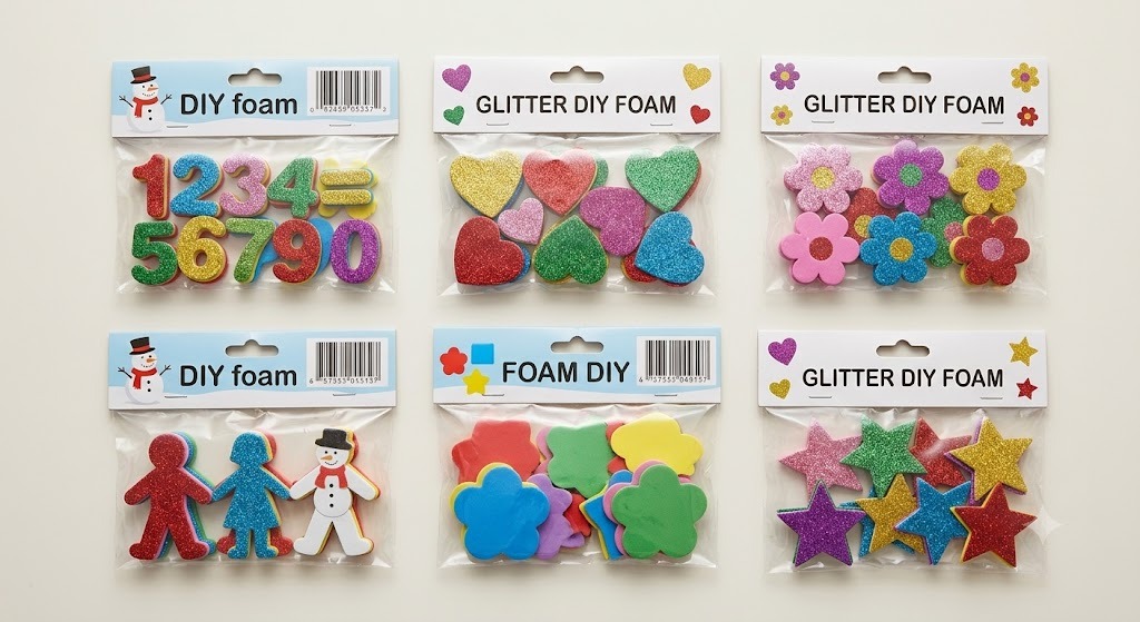 [BOD-272-33] Figuras de foami adhesivo
