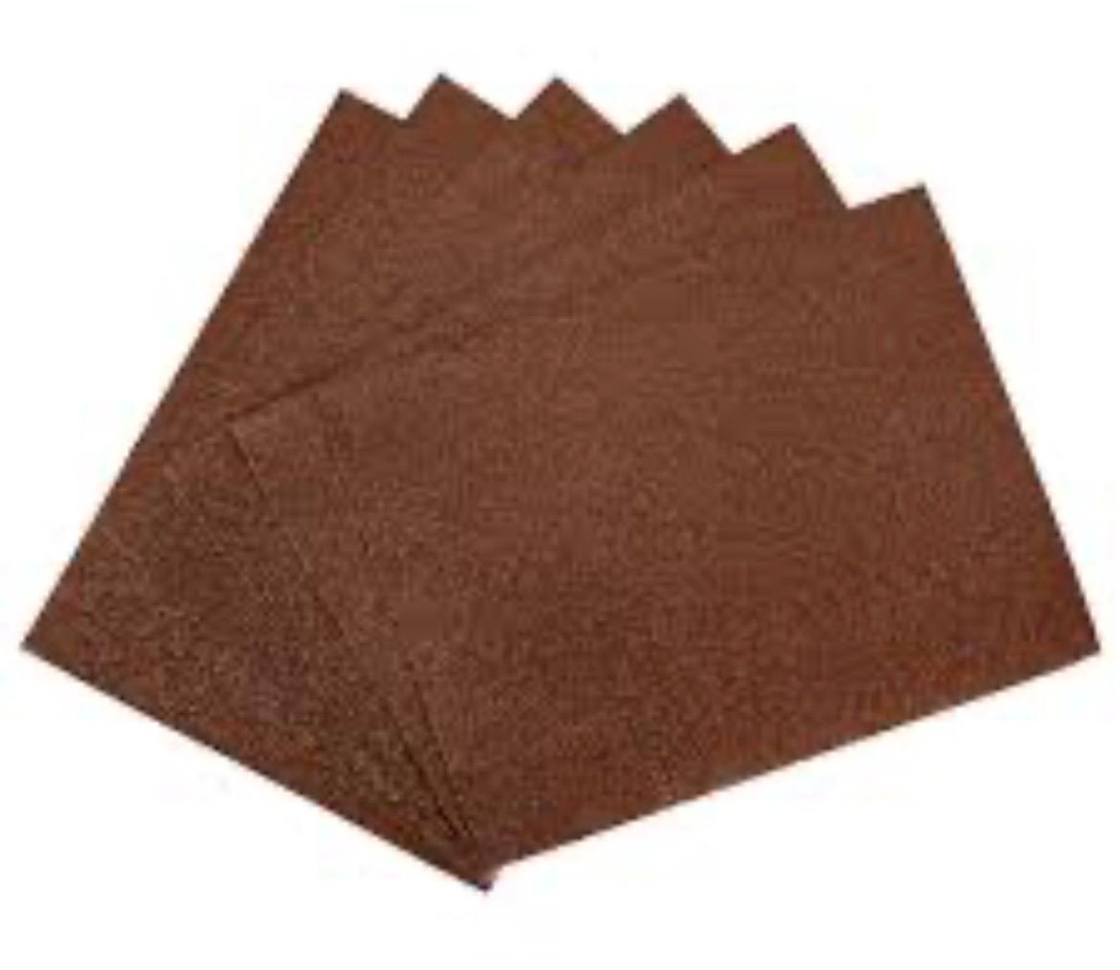 [BOD-272-37] Foami afelpado 8.5 × 11 verde / café · paquete de 10