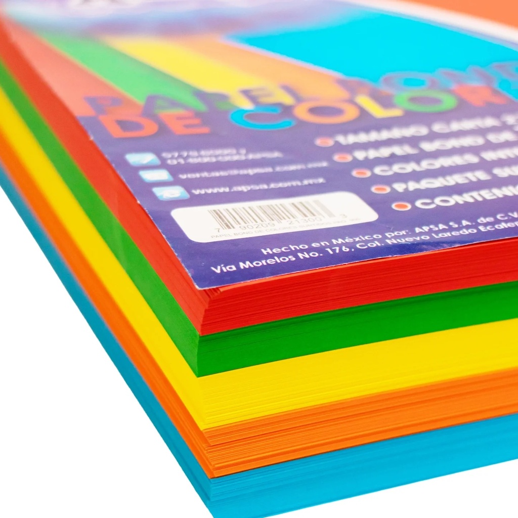 [BOD-272-40] Papel de color 80 g x 100 hojas A4
